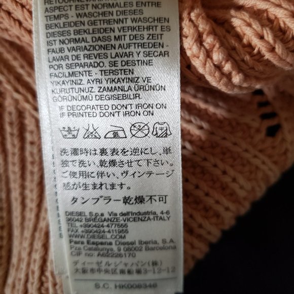 Authenic Diesel Cotton Sweater - Picture 5 of 5